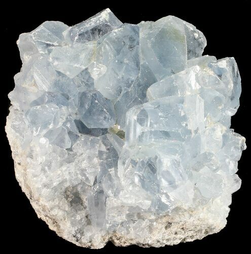 Sky Blue Celestine (Celestite) Crystal Cluster - Madagascar #54819